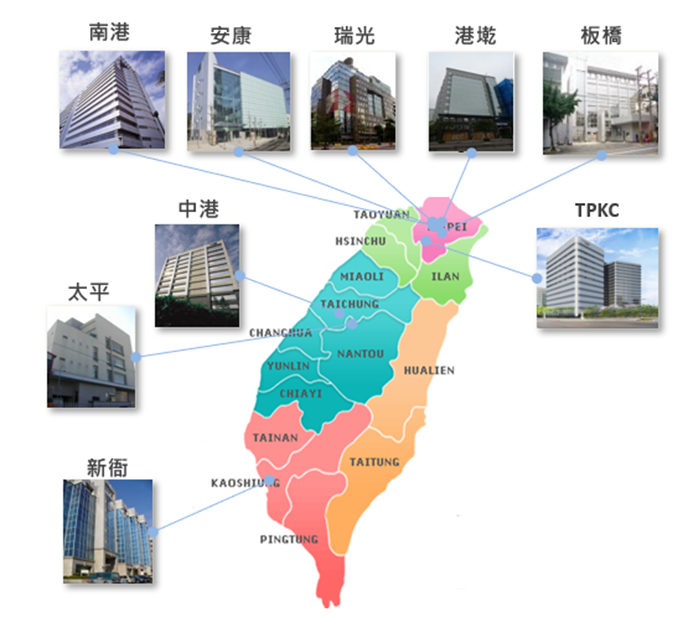 IDC機房位置示意圖